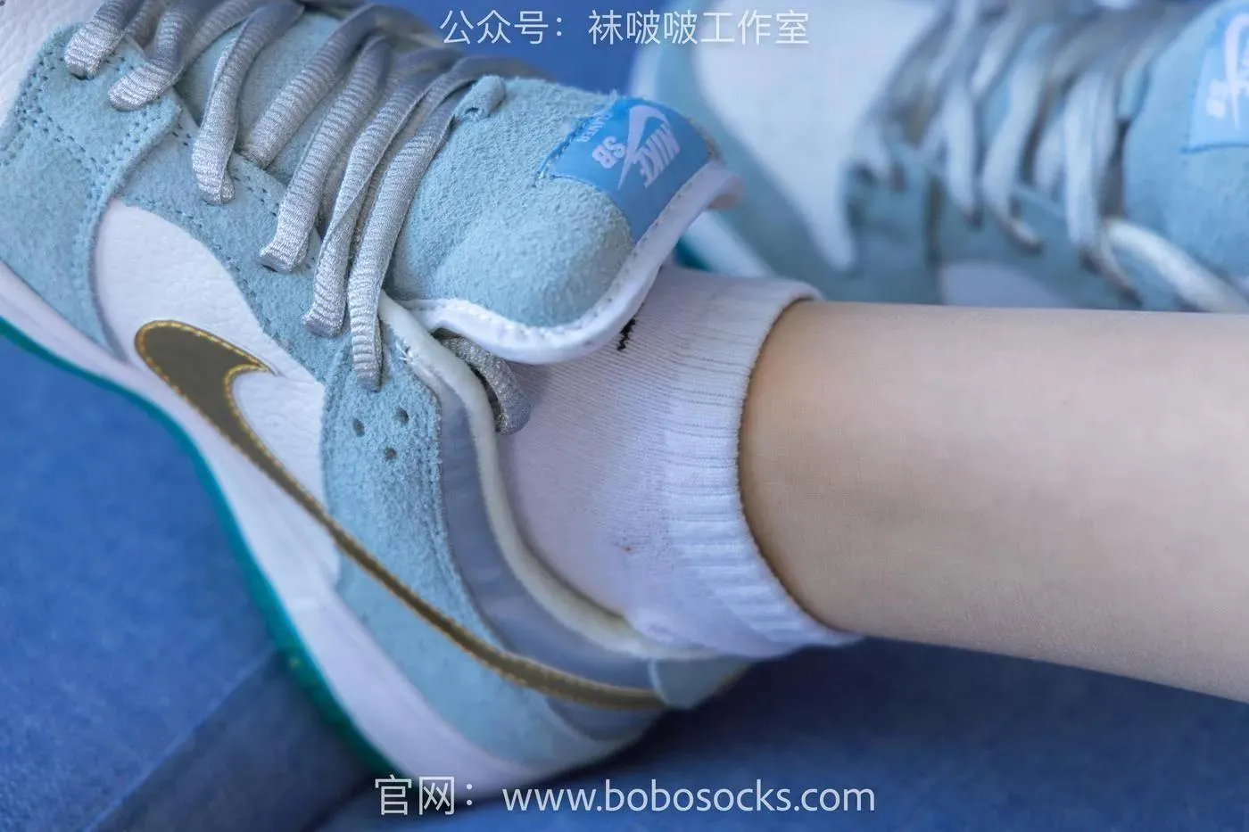 [BoBoSocks袜啵啵]NO.123 小甜豆-板鞋、白棉袜、肉丝 [140P]插图4